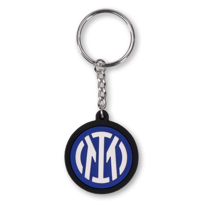 INTER RUBBER LOGO KEYRING
