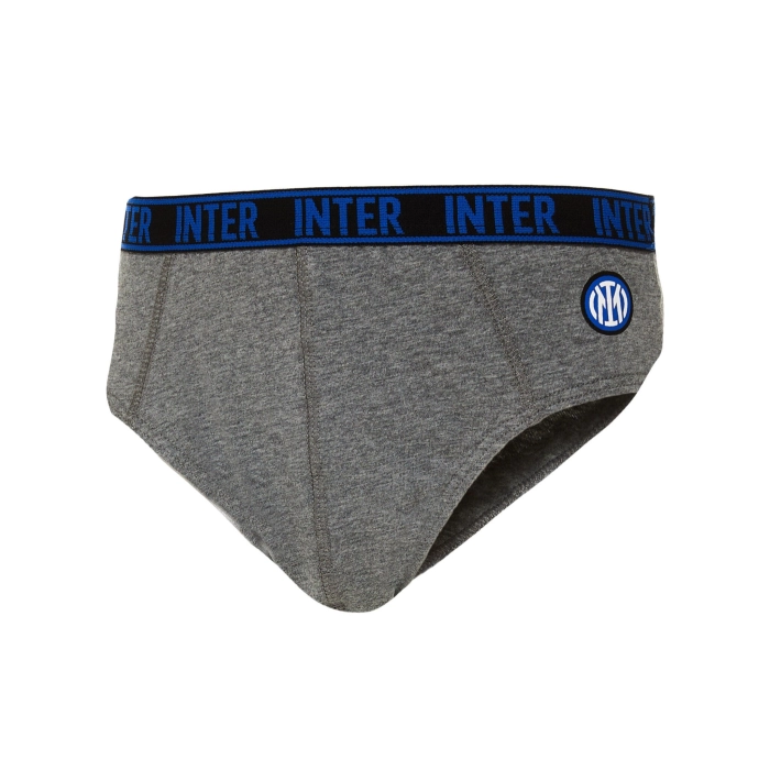 INTER GREY LOGO SLIP - KIDS