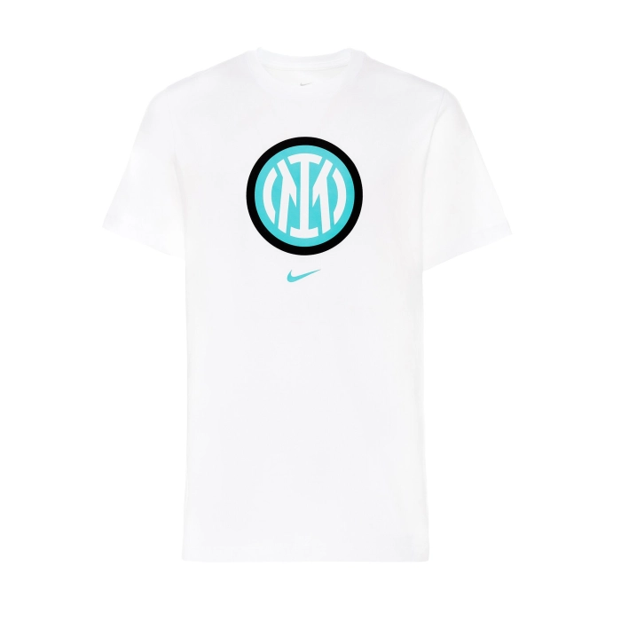 INTER WHITE CREST T-SHIRT 2022/23