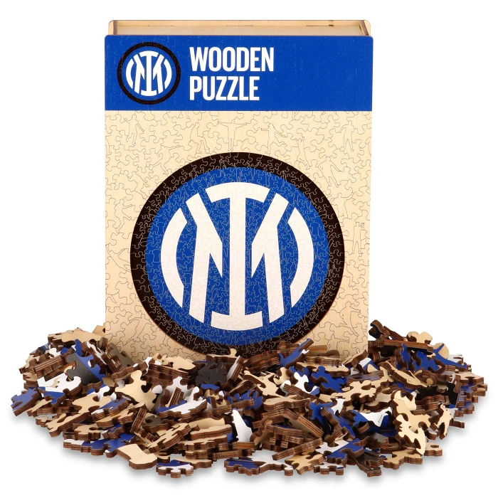 INTER WOODEN LOGO PUZZLE - L