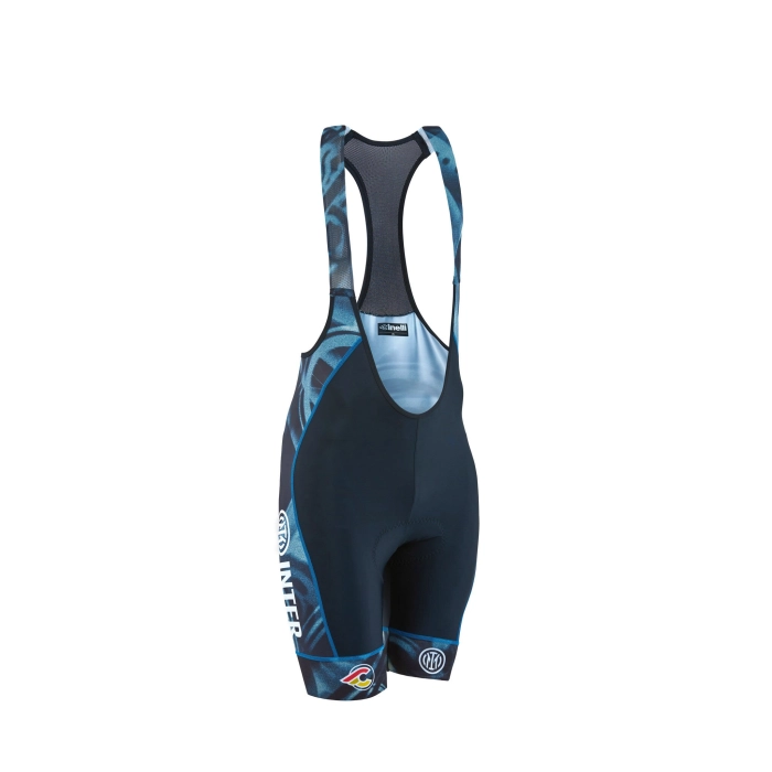 INTER X CINELLI BLACK BIB-SHORTS