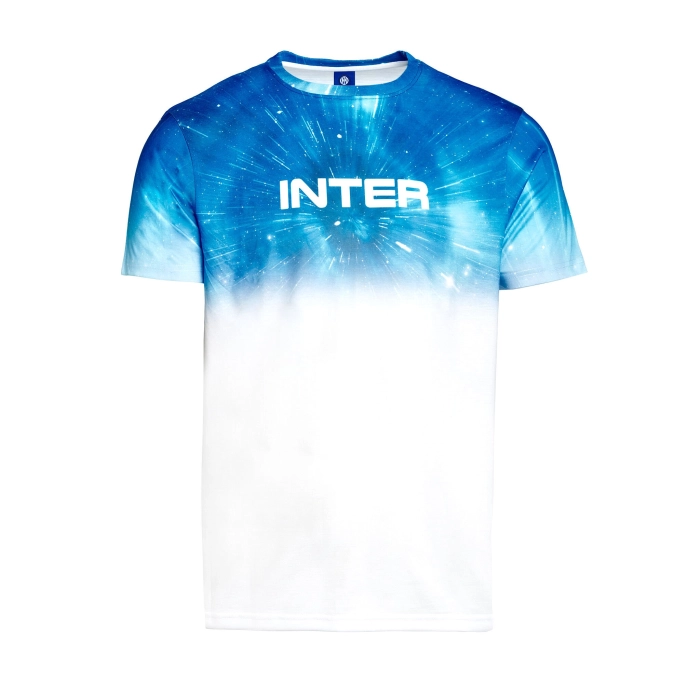 INTER WHITE GALAXY FADING TEE