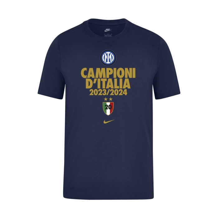 INTER CAMPIONI D'ITALIA 2023/24 NIKE BLUE T-SHIRT