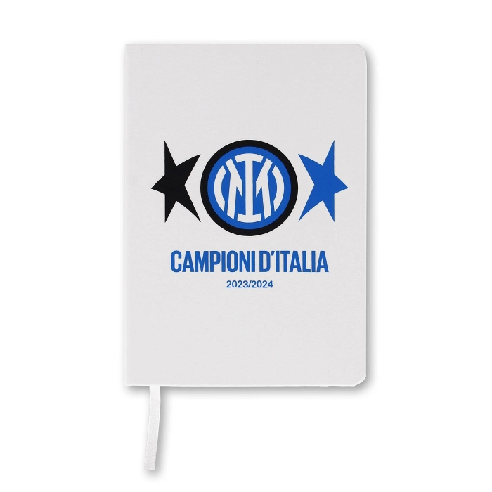 INTER CAMPIONI D'ITALIA 2023/24 A5 NOTEBOOK