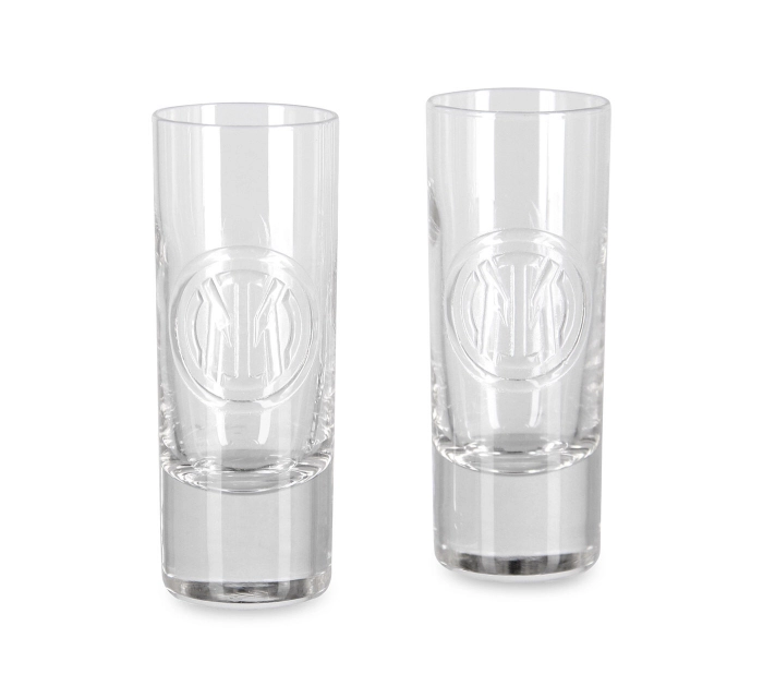 INTER SHOT GLASSES SET OF 2