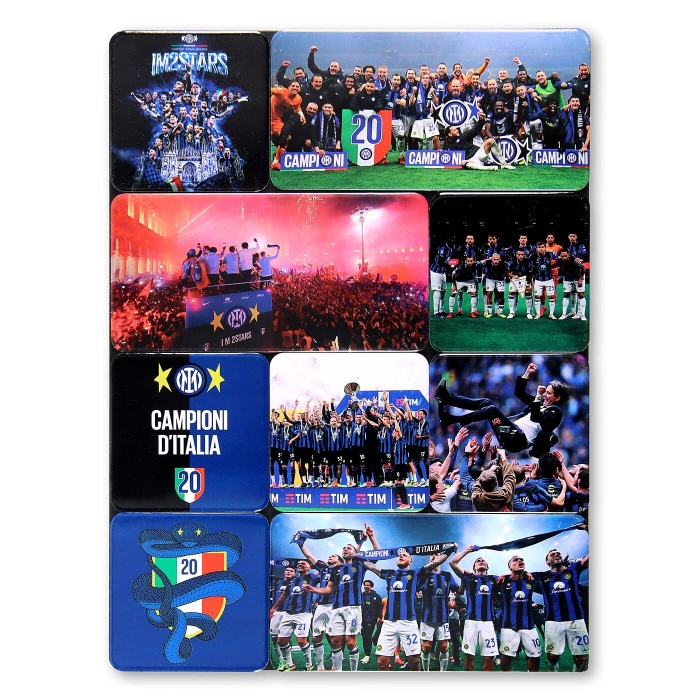 INTER CAMPIONI D'ITALIA 23/24 MAGNET SET