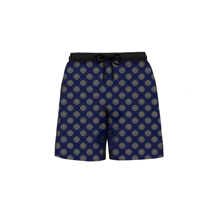 INTER X MC2 SAINT BARTH LOGO SWIM SHORTS - KIDS
