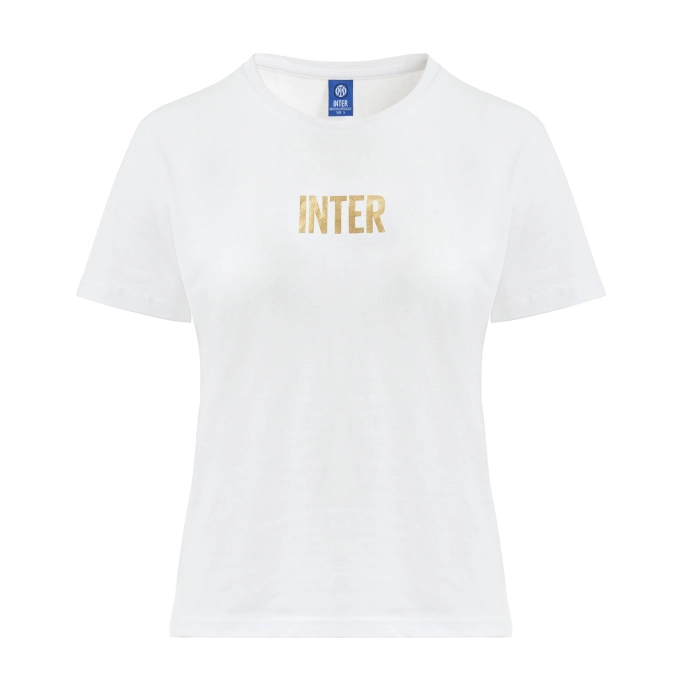 INTER WHITE BTS 24/25 TEE - WOMAN