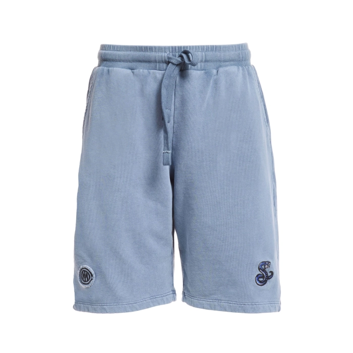 INTER STONE WASH DENIM SHORTS - KIDS