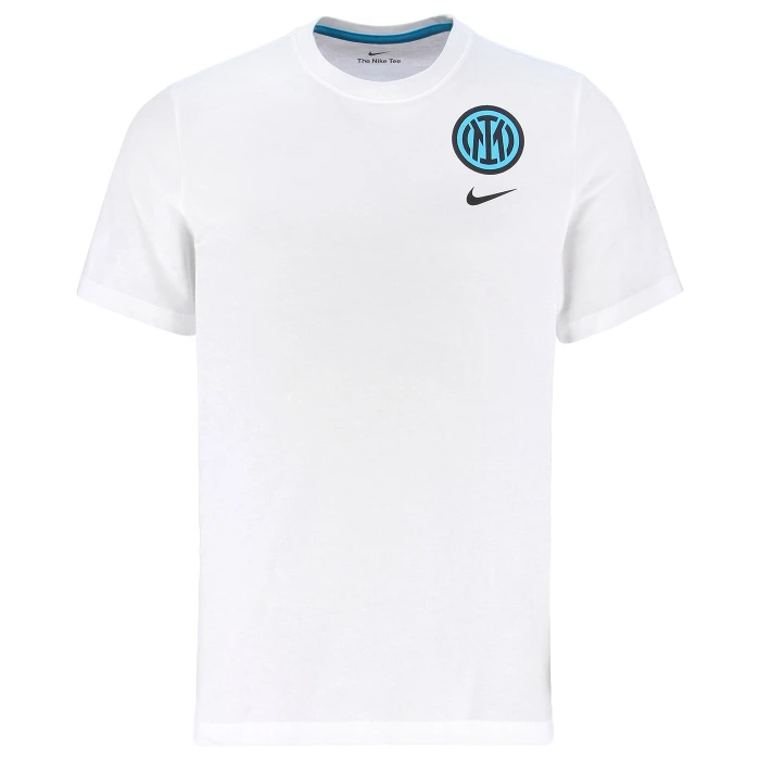 FC INTER WHITE CREST T-SHIRT 2025/26