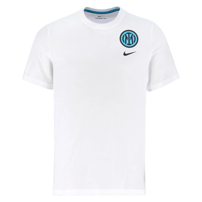 FC INTER WHITE CREST T-SHIRT 2025/26 - KIDS