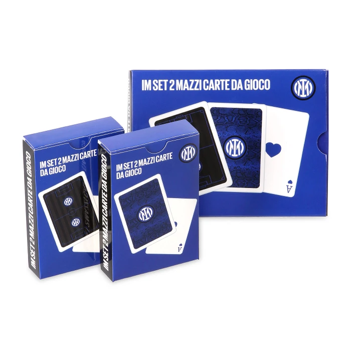 INTER PLAYING CARD SET 2 DECKS