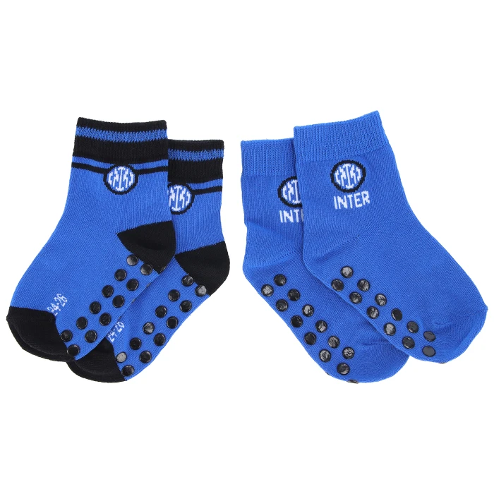 INTER NON-SLIP SOCKS 2 PAIRS SET - KIDS