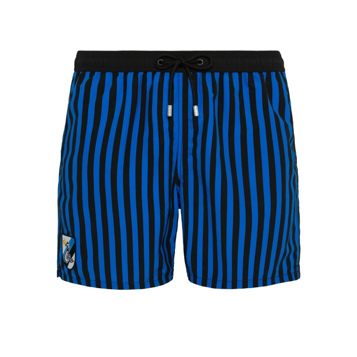 INTER X MC2 SAINT BARTH LOGO SNAKE SWIMSUIT