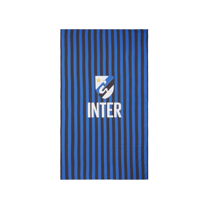 INTER X MC2 SAINT BARTH LOGO SNAKE BEACH TOWEL