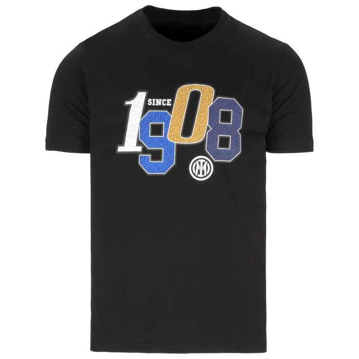 INTER 1908 COLLEGE BLACK T-SHIRT